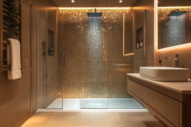 Spa-Like Bathroom with Rainfall Shower